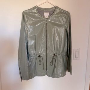 Club Monaco Shinning leather jacket